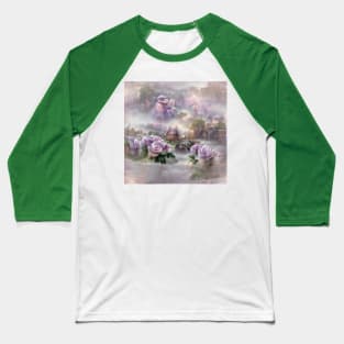 Vintage Roses Baseball T-Shirt